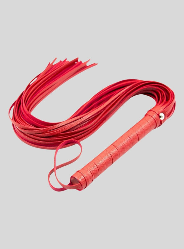 Late To Bed BDSM Line Flogger 45cm Red