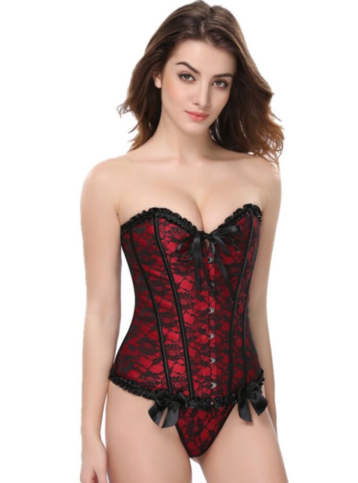 Butterfly end body corset