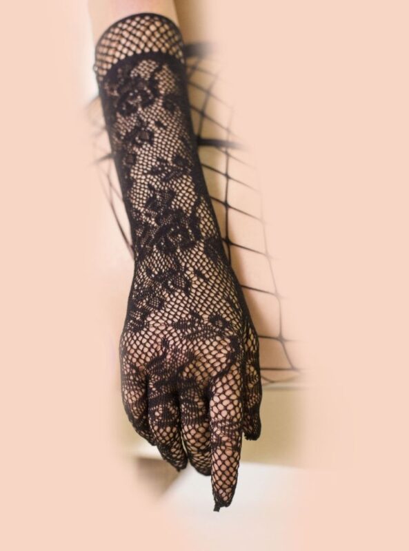Long Sexy Seductive Lace Gloves