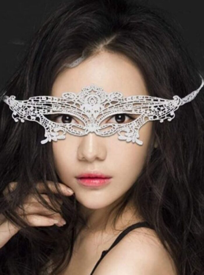 The Enchanted Black Lace Mask