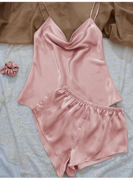 V-neck halter loose pajamas