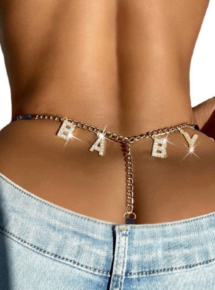 jewelry chain bikini letter erotic embroidered thong (3)