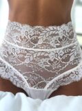 package hip hollow triangle lace panties