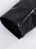 patent leather tight lengthened gloves