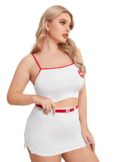 plus size erotic lingerie role-playing nurse costume