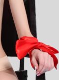 5 Pcs Smooth Satin Silky Eye Sleeping Mask Blindfold Tie Up Set Red