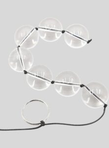 6 piece glass beads anal toy