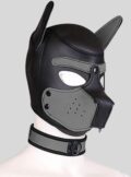 Party Pup Puppy Play Dog Hood Eye Mask Padded Latex Rubber