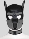 Party Pup Puppy Play Dog Hood Eye Mask Padded Latex Rubber