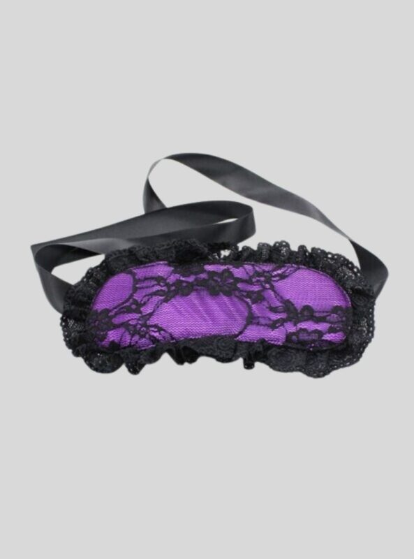 seductive sexy sponge ribbon handcuffs flirting lace blindfold eye mask