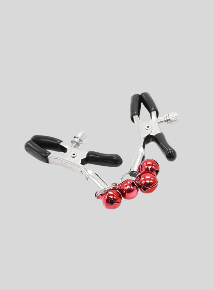 Adjustable Non-Piercing Adjustable Metal Nipple Clamps With Bell