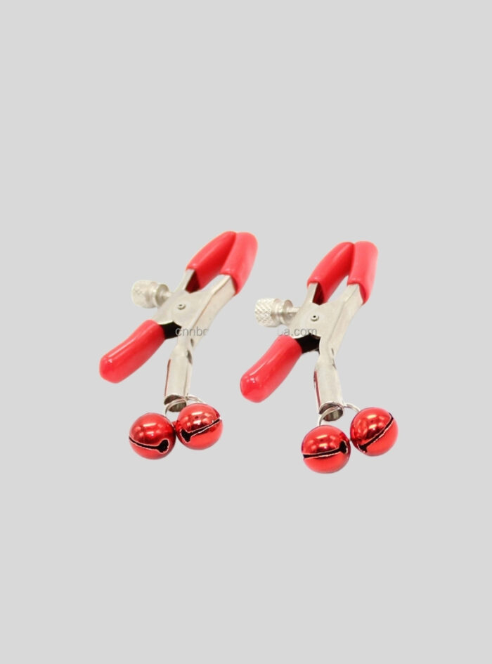 Adjustable Non-Piercing Adjustable Metal Nipple Clamps With Bell