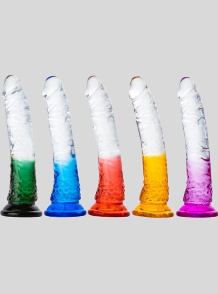 Transparent Colorful Dildos