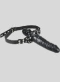 Fetish Double End Open Mouth Gag Oral Plug Straps Penis Stuffer