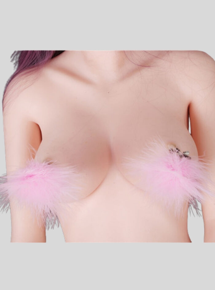 Pink Feather Nipple Clamps For Women