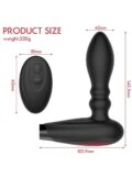 Inflatable and Vibrating Prostate Massager Butt Plug