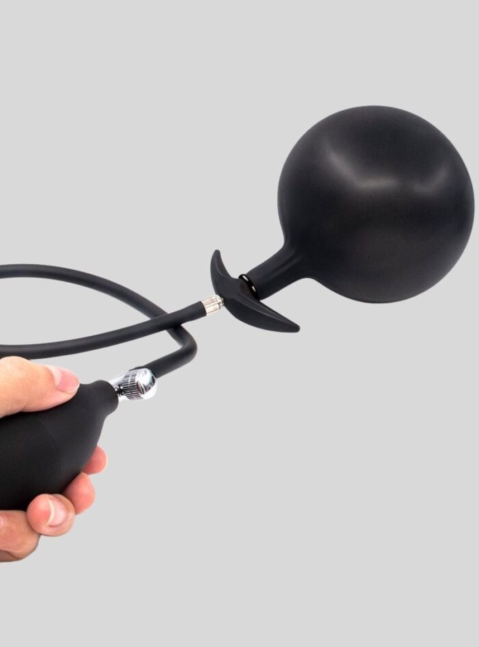 Intimate Super Big metal ball Inflatable Air-filled Pump Butt Plug