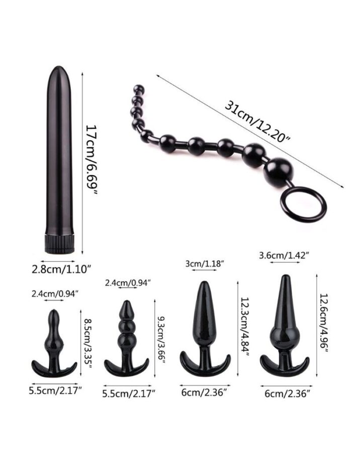 4PCS Women Pleasure Toy Plug Back Court Anus Expansion Set