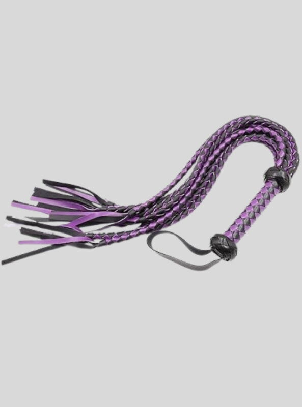 Sex Whip Pattern Splicing Leather Whip Sex Toy Adult Couple