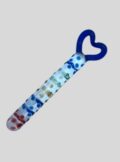 Different Texture Glass Heart Dildo