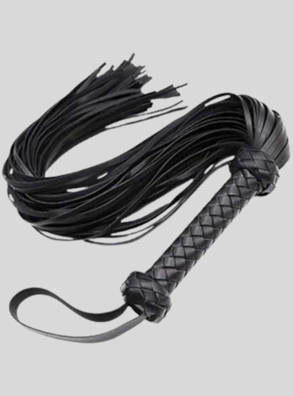 Premium Leather Sex Bondage Toy Whip for Intense Role Play