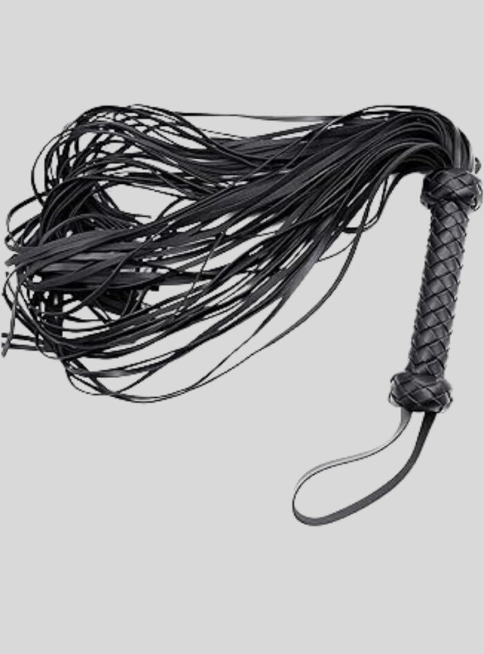 Premium Leather Sex Bondage Toy Whip for Intense Role Play