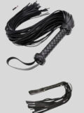 Premium Leather Sex Bondage Toy Whip for Intense Role Play