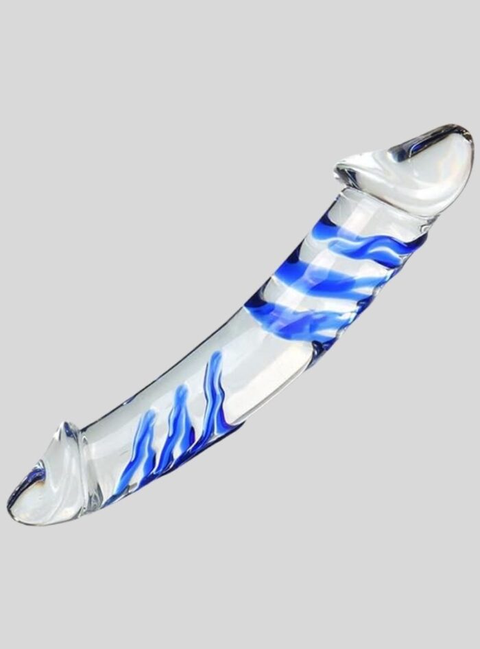 Glass Double Realistic Dildo