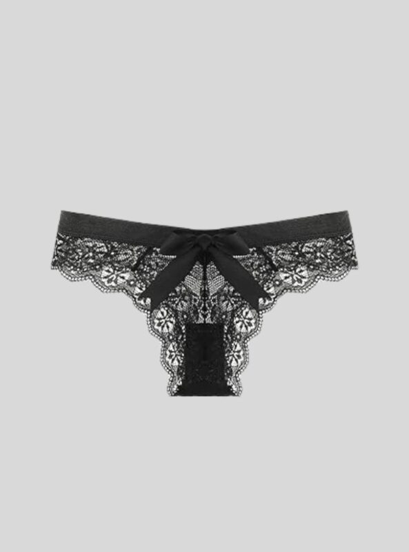 Sensational Lace Panty with Discreet Vibrator Pouch