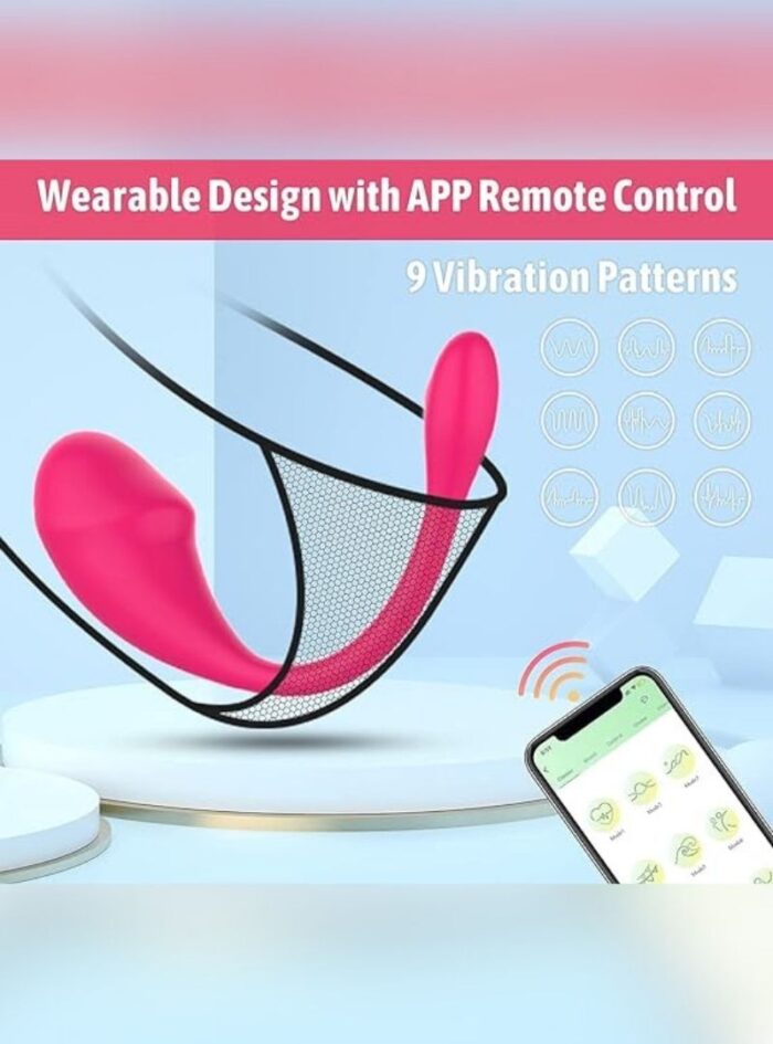 Wearable Panty G-Spot Vibrator Dildo with App Control