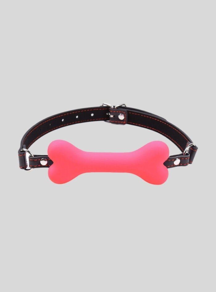 Fun Sex Toys Silicone Dog Bones Mouth Gag Male Mouth Opener