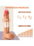 8.6-Inch Silicone Ball Bearing Dildo Vibrator