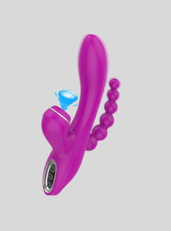 Heating Wearable Vibrator with Anal Beads