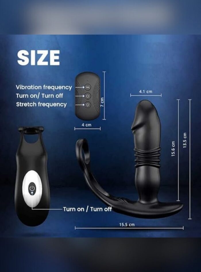 Anal Dildo Vibrator With Cock Ring