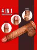 8 Inch Middle Size Realistic Dildo