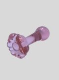 Pink Glass Anal Dildo