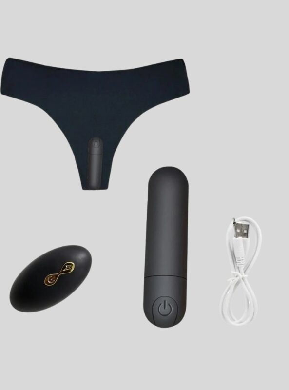 Black Bullet Vibrating Underwear for Women