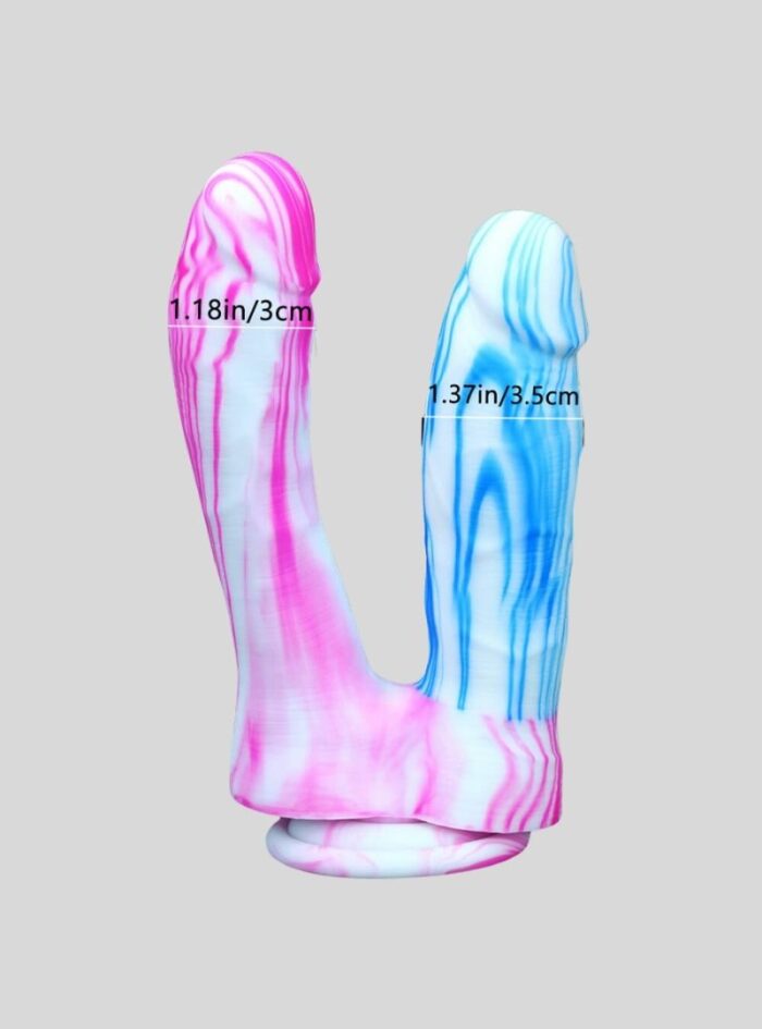 Colorful Double Penetration Dildo