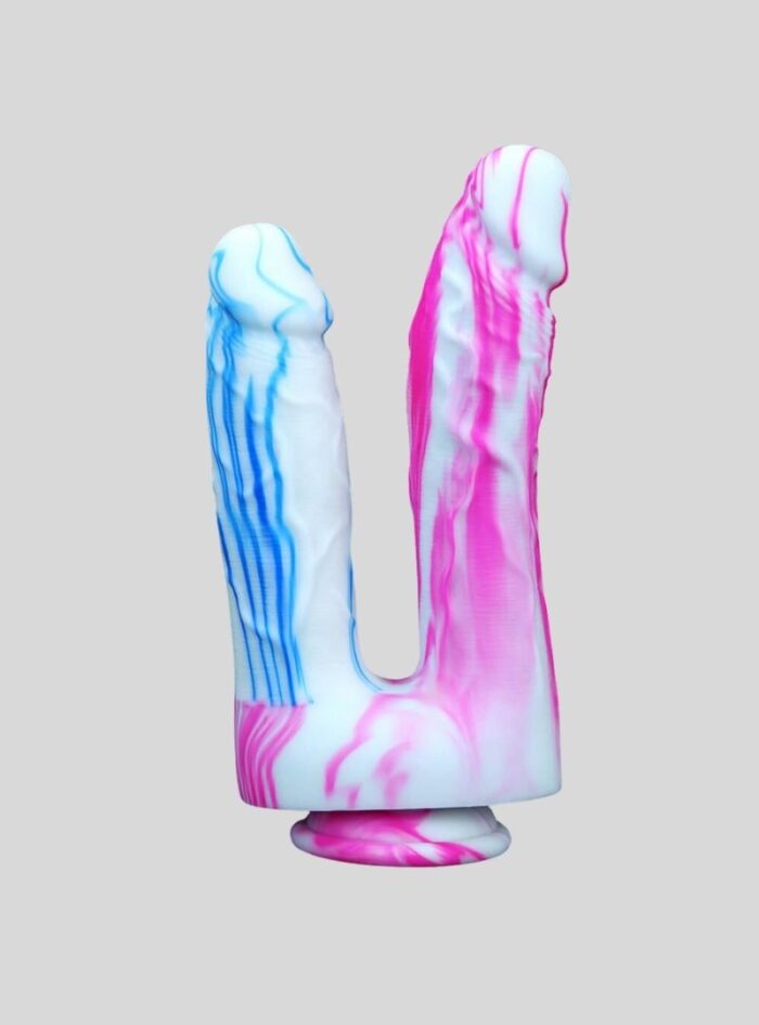 Colorful Double Penetration Dildo