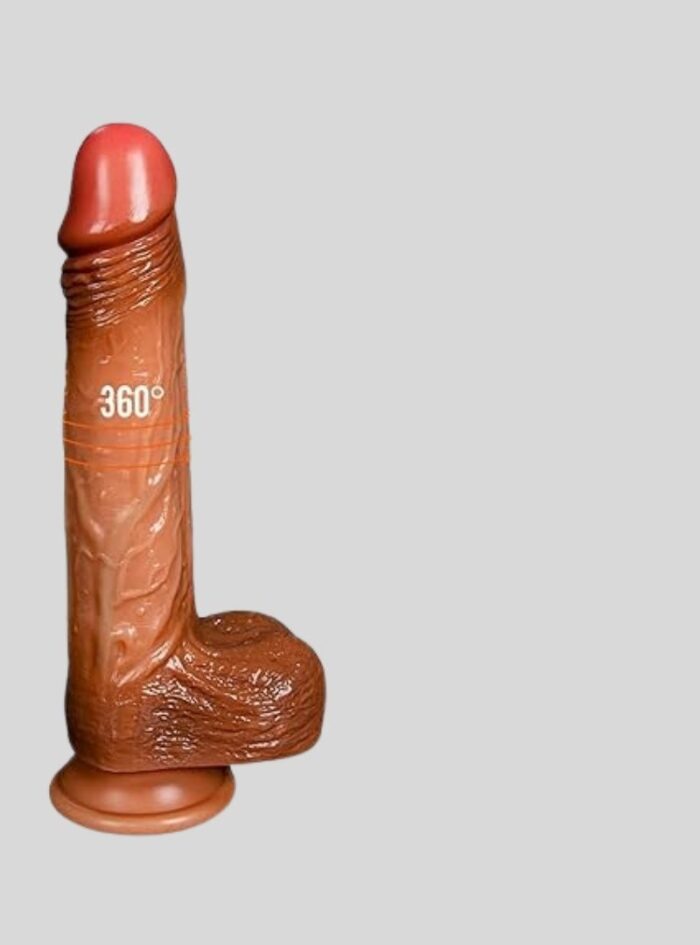 Thrusting Dildo With Realistic Balls