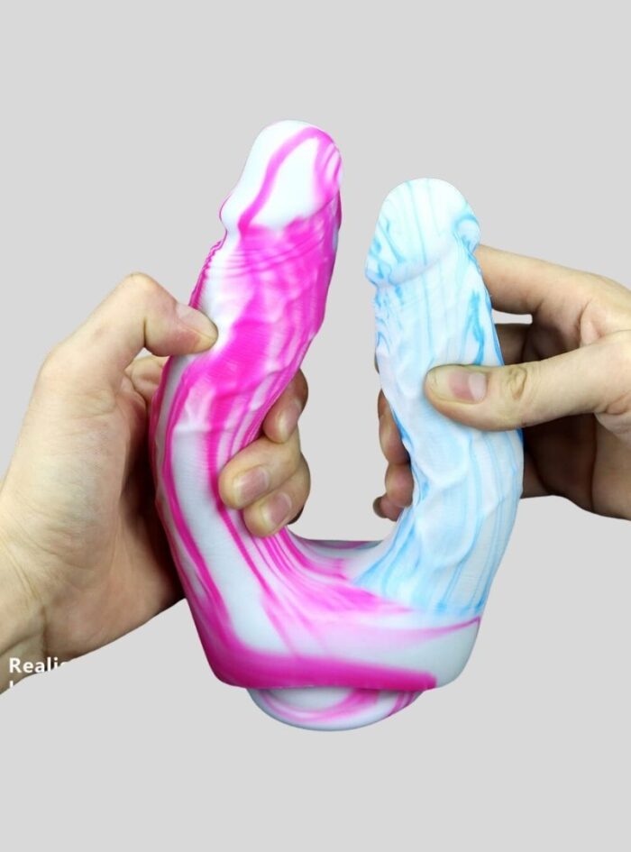 Colorful Double Penetration Dildo