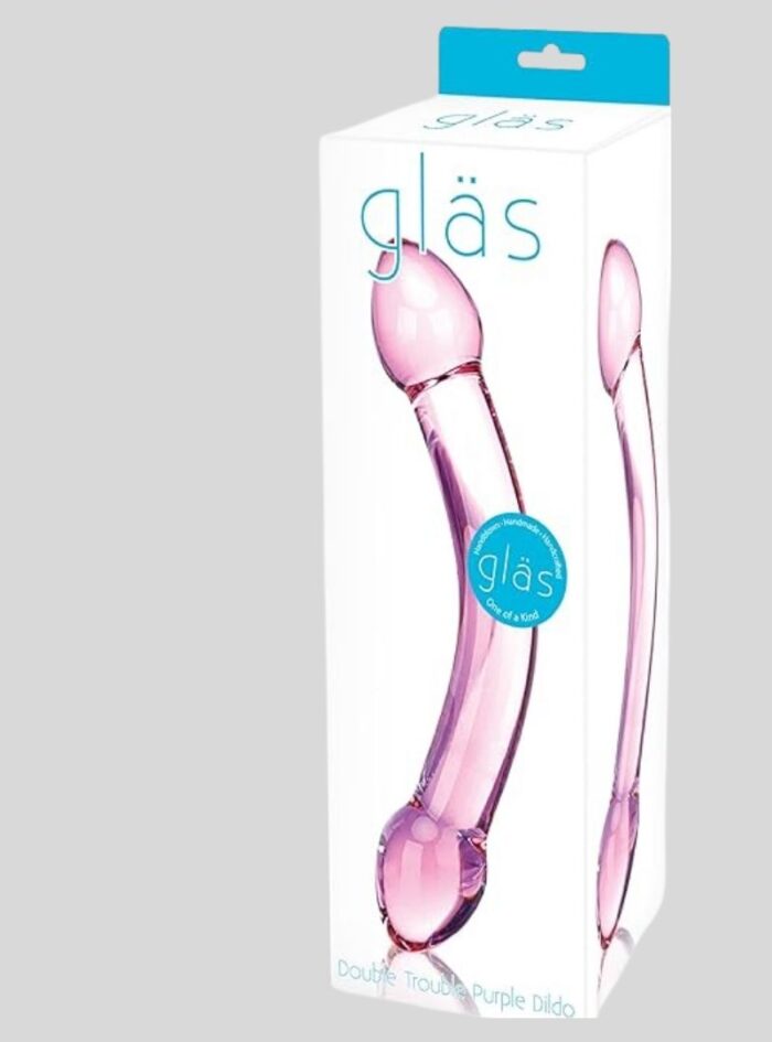 G Spot Glass Double Side Dildo