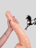 Huge size realistic horse dildo