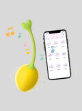 Lemon shaped kegel ball vibrator