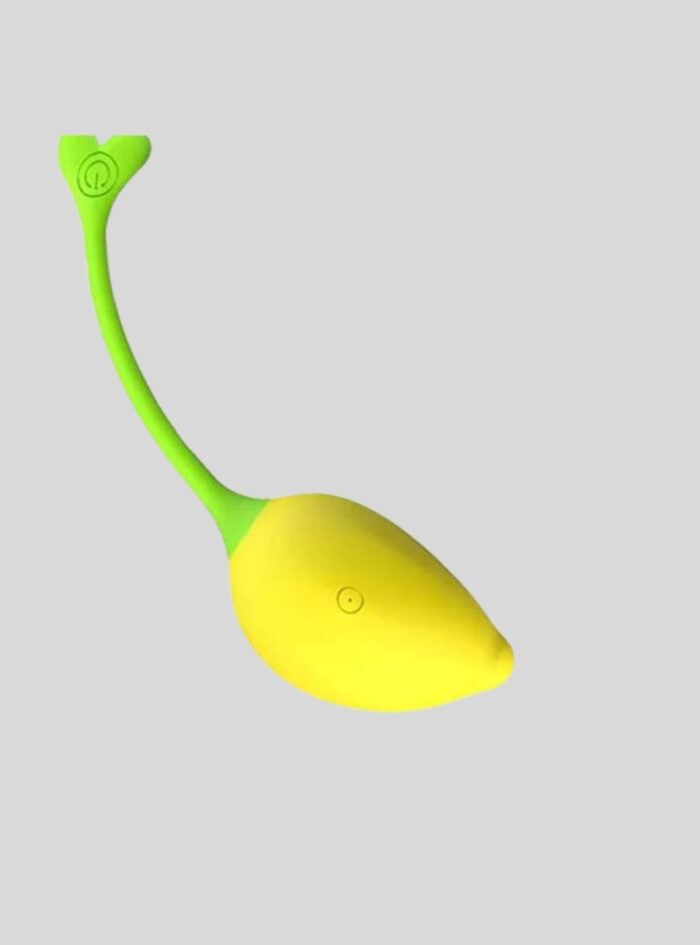 Lemon shaped kegel ball vibrator